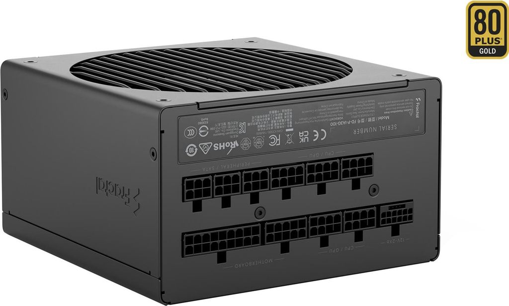 Fractal Design ION Gold 3 1000W Black, PC-Netzteil