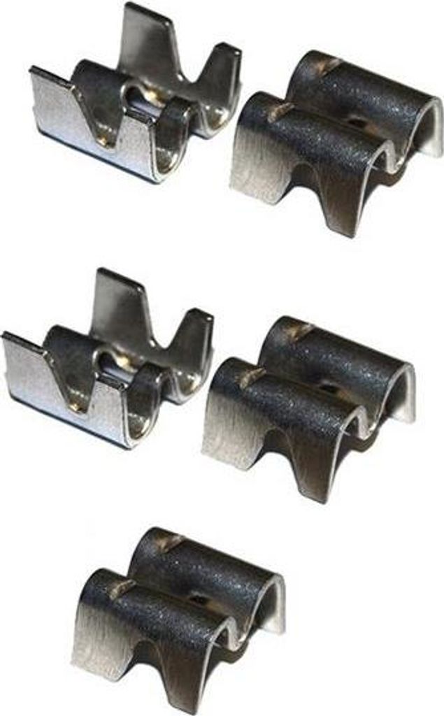 5x Zaun Klemme Stabmatten Butterfly Halterung Klemmstück Schmetterling