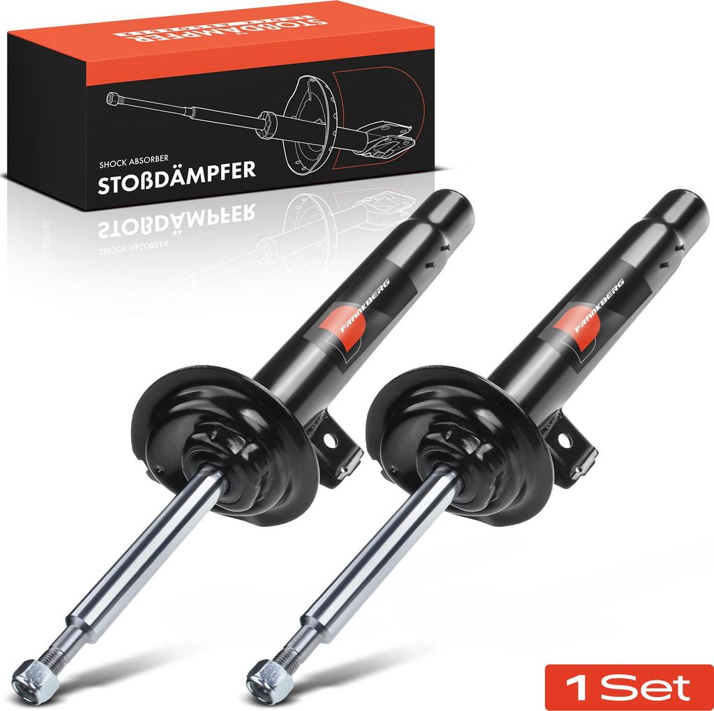 Frankberg 2x Stoßdämpfer Vorderachse für BMW 3er E46 3er Compact 3er 1998-2007