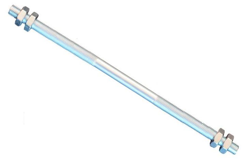 1 Stück Gewindestange M8 Rechts - Links Gewinde 500 mm + 4 Produktbild 