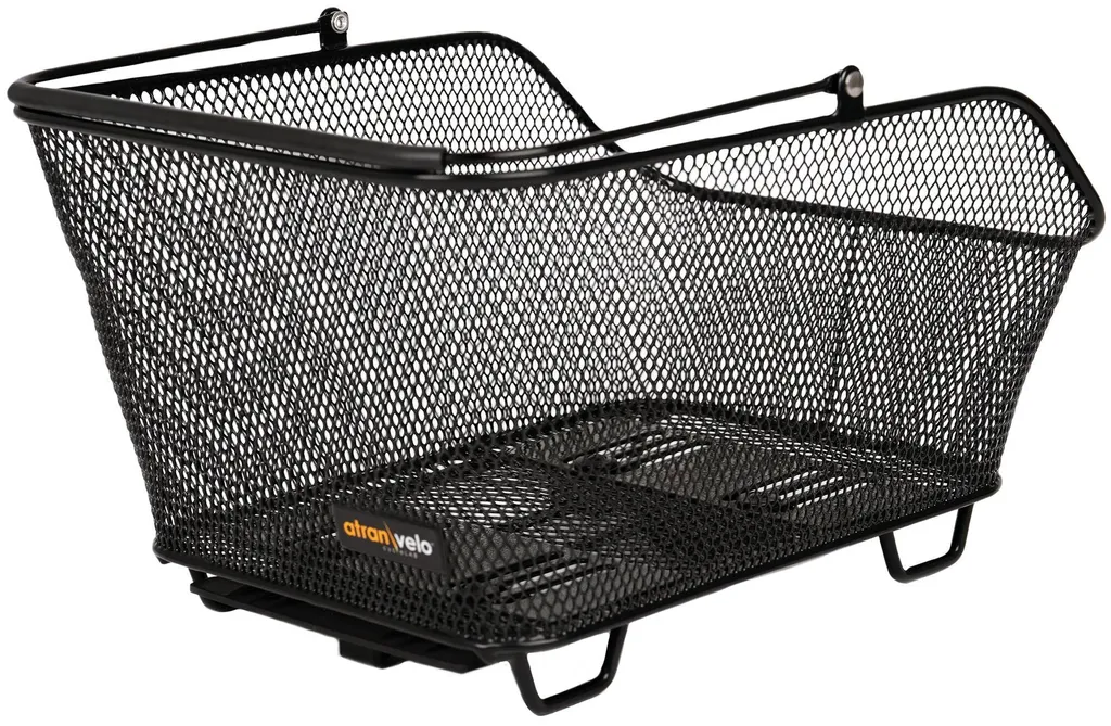 Panier ATRANVELO Daily 20 Noir avec Système AVS - Panier Arrière Résistant