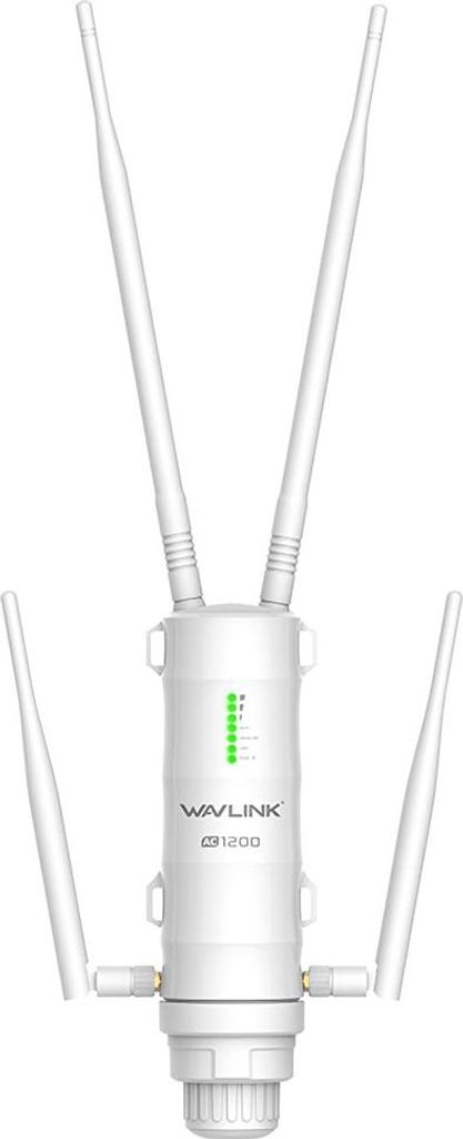 WAVLINK AERIAL HD4 AC1200 Outdoor WLAN Router Dual-Band Access Point Repeater mit PoE, High-Gain Antennen, Wetterfest für Außenbereich