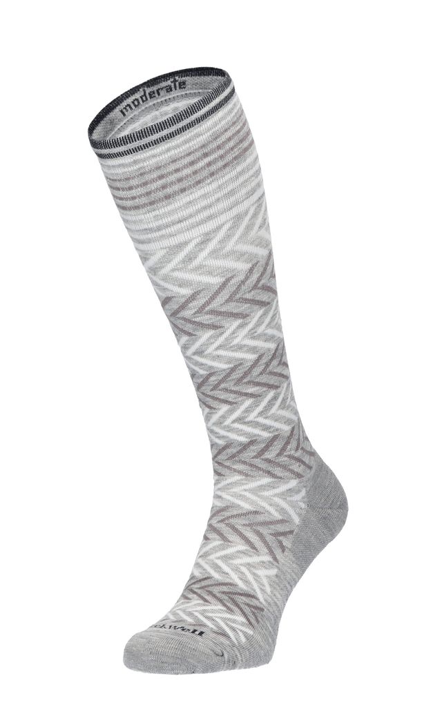 Sockwell Chevron Damen Kompressionsstrümpfe 15-20 mmHg Grey Größe 35-38
