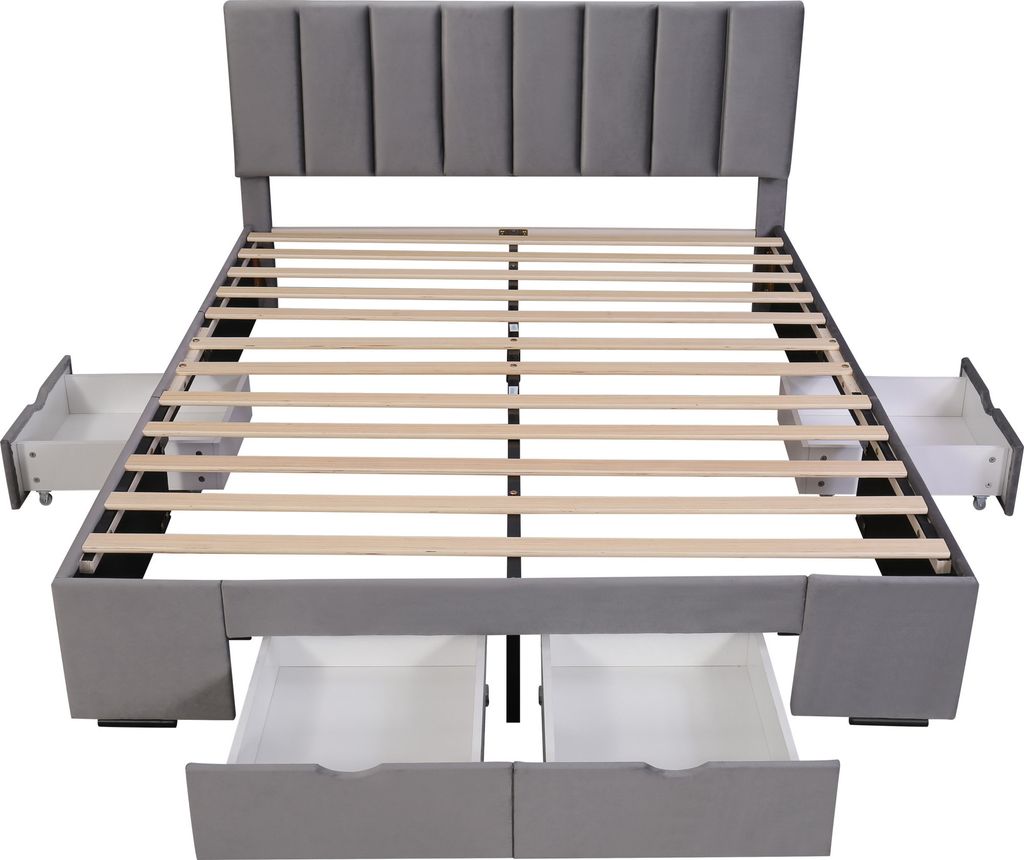 Moduf Postele MODFU čalouněné postele 160x200cm se 4 | Kaufland.cz
