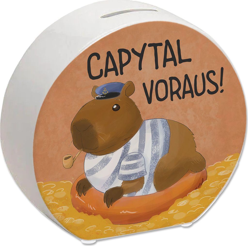 Capytal voraus Capybara Spardose