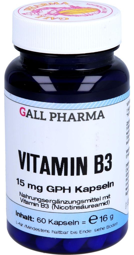 Vitamin B3 15 mg GPH Kapseln, 60 St KAP