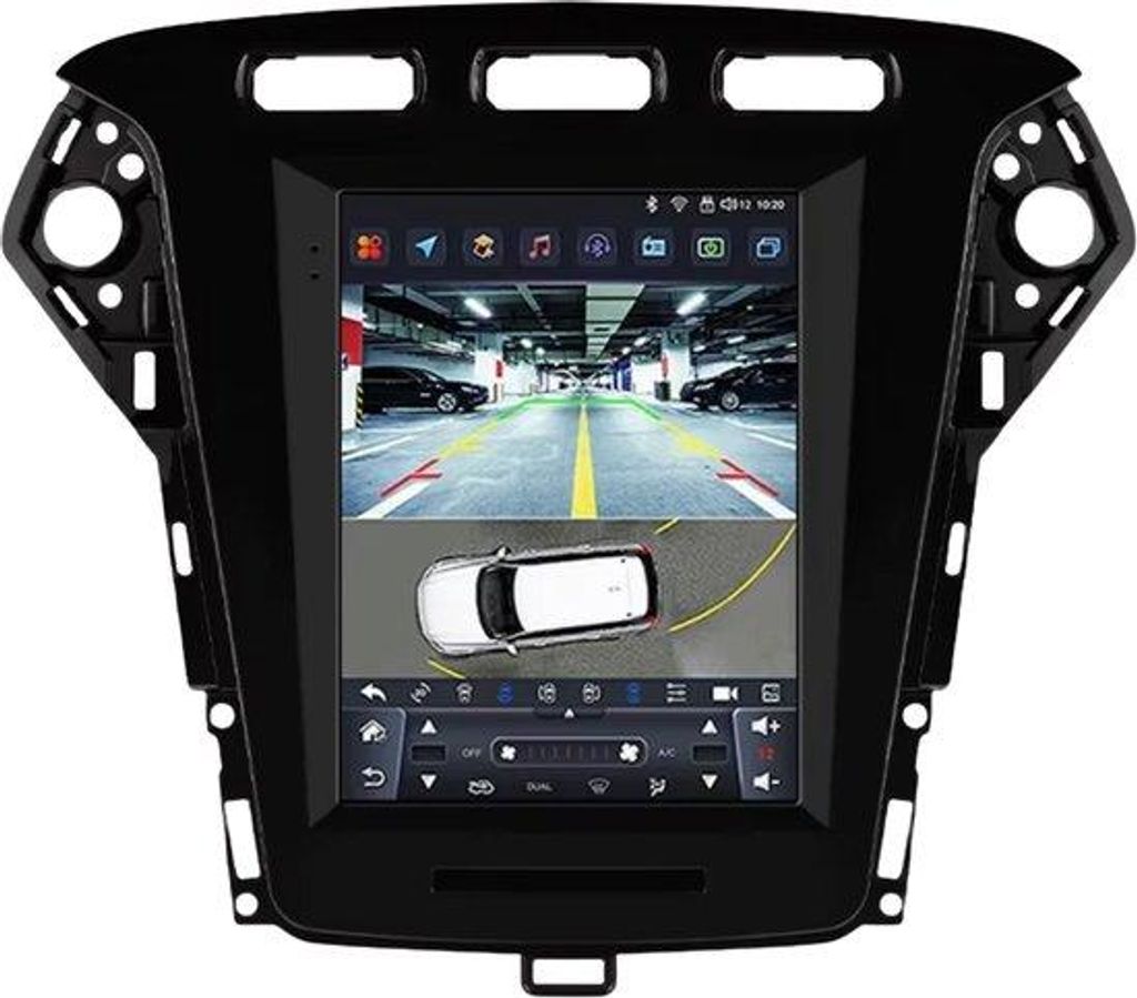 Autoradio mit Bluetooth und CarPlay für Ford Mondeo Mk4/Galaxy A/C (2011–2013) – Kompatibel mit Apple und Android – Stereoanlage – Navigat...