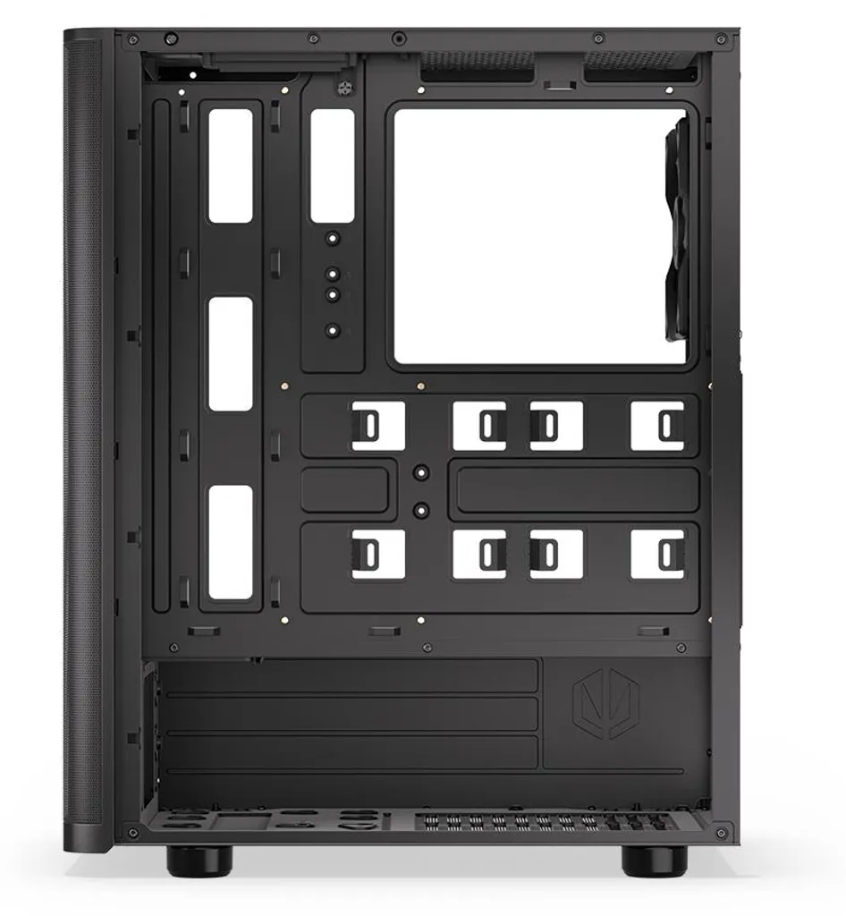 Boîtier Endorfy Ventum 200 Solid avec Façade Perforée et Acier Noir - 23