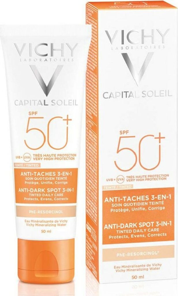 Vichy - Krem ochronny przeciw plamom pigmentowym SPF 50+ Zdjęcie produktu 