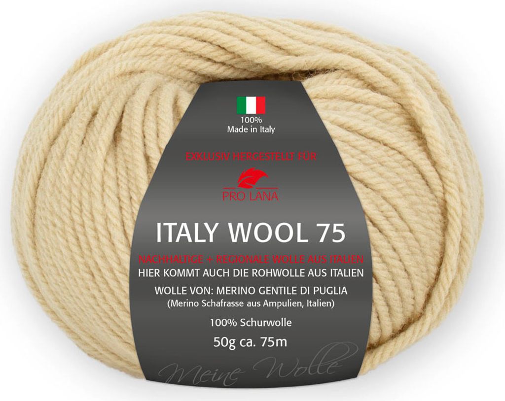 Pro Lana Italy Wool 75 50g camel 205