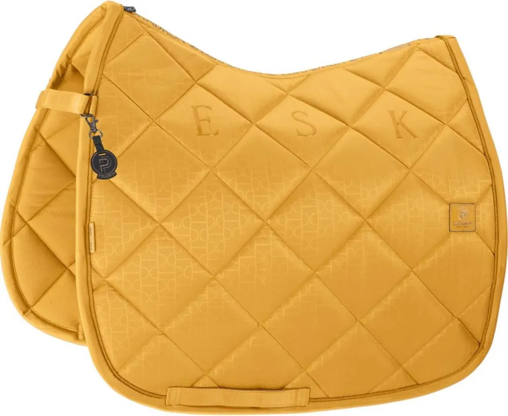 Chabraque dressage Eskadron anti-frottement Glossy Bit Golden Yellow DL
