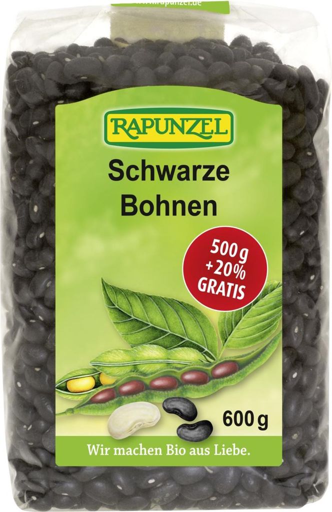 Rapunzel Schwarze Bohnen (500g)-Bio Produktbild 