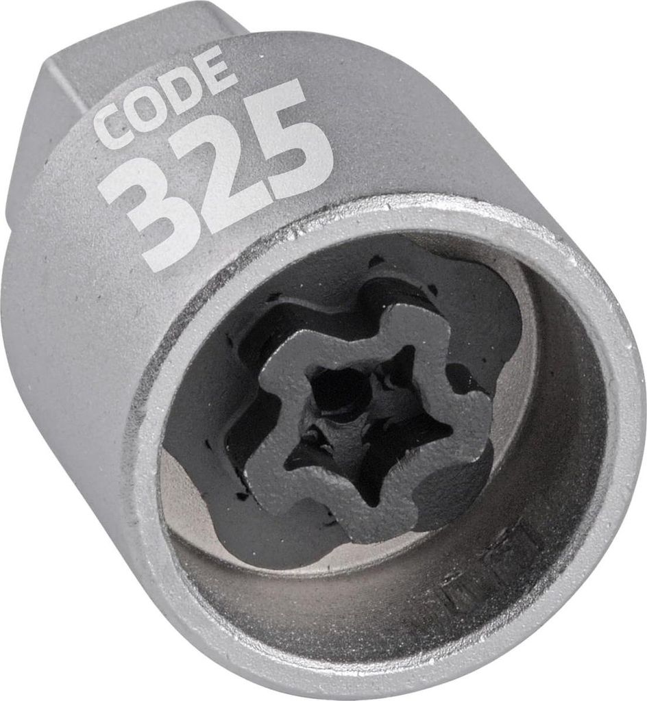 SW-Stahl 02385L-25 Felgenschloss Adapter 325 I geeignet für Mercedes-Benz I Felgenschlösser lösen I Radsicherung Felgenschloss Demontage Werkzeu...