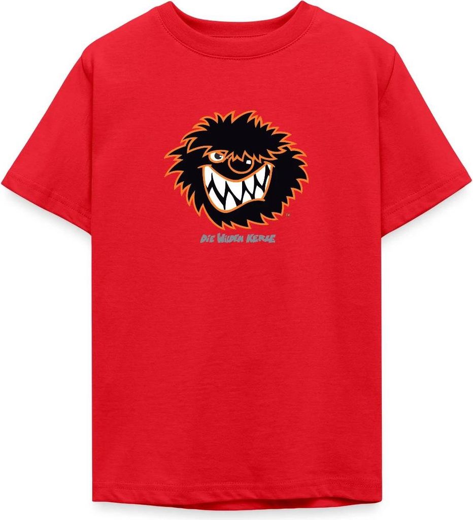 Spreadshirt Die Wilden Kerle Kerl Porträt Teenager T-Shirt, 152/164 (12-14 Jahre), Rot