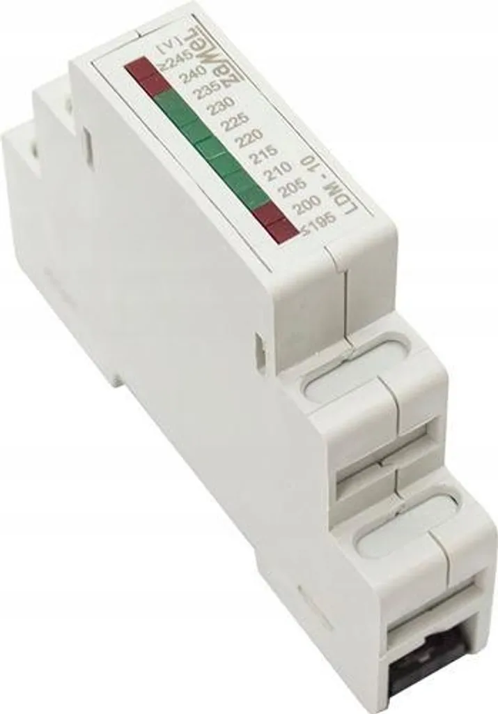 Indicateur de Tension LED 230V - Voltmètre Numérique pour Tableau DIN