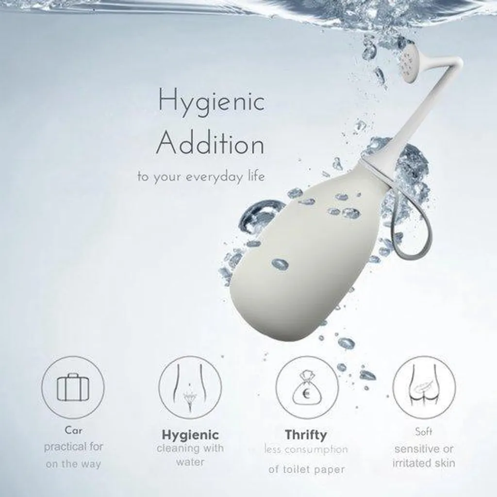Bidet Portable de Voyage pour Toilette Intime et Hygiène après Bébé 400ml