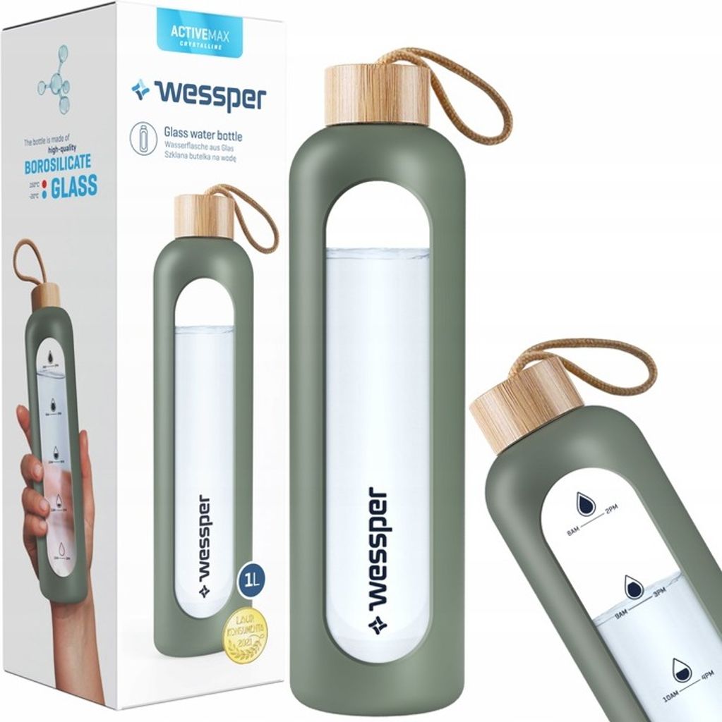 Wessper Set: AquaMax Crystalline 3L Glaskrug mit Filter + Produktbild 5