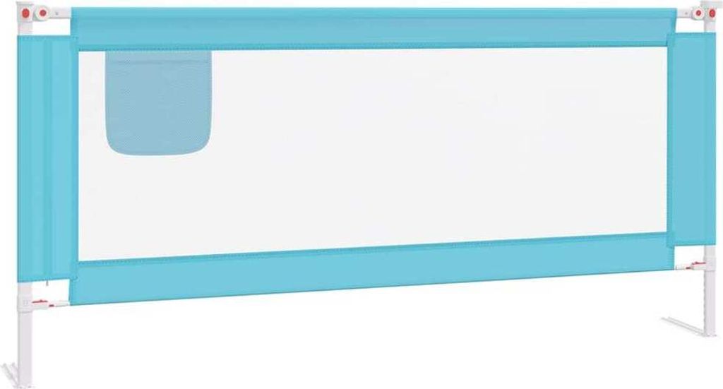 vidaXL Barrière de sécurité pour jeune enfant Bleu 200x25 Image du produit 