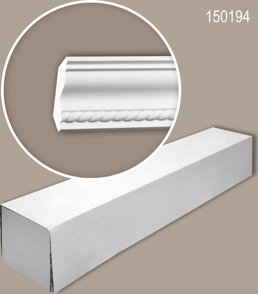 Profhome 150194 Eckleisten 1 Karton SET mit 16 Zierleisten | 32 m