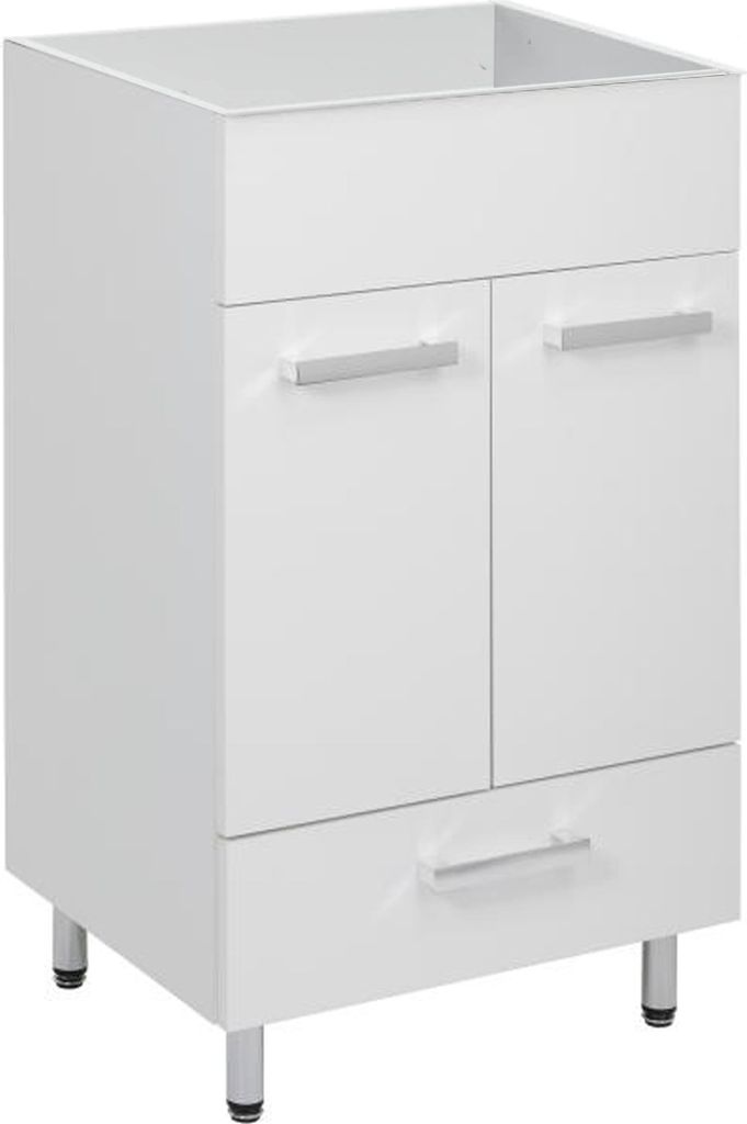 Szafka do Łazienki pod Umywalkę 50 x 40 cm Biała Stojąca Zdjęcie produktu 