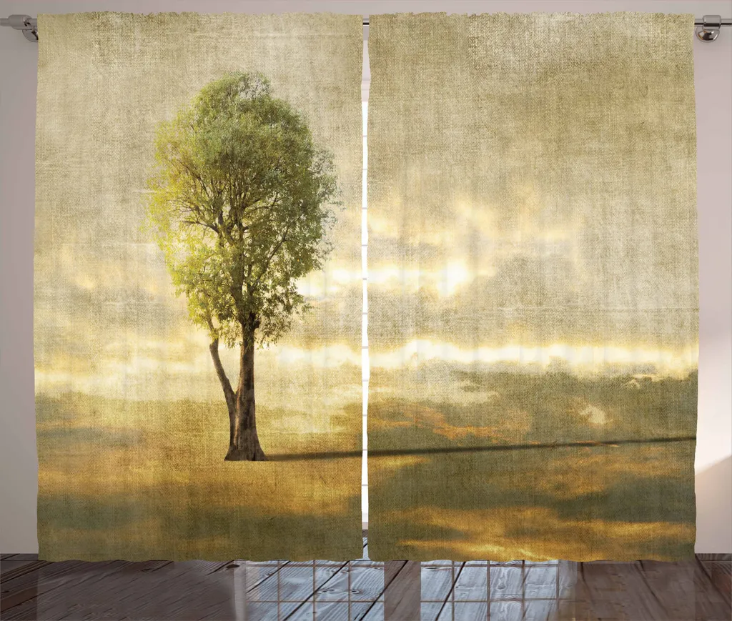 Offerta Tenda ABAKUHAUS 280x175 Rustica Albero Beige e Verde