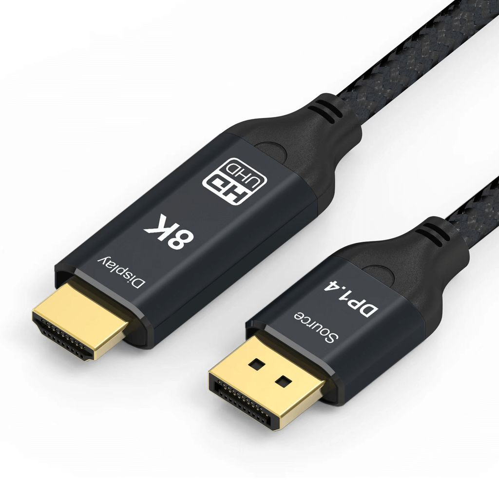 Reagle Display Port zu HDMI DP DisplayPort Kabel 8K@60Hz Produktbild 9