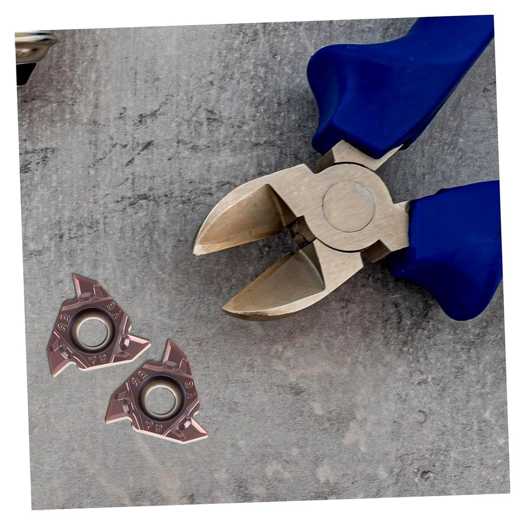 Hartmetall Wendeschneidplatten für CNC-Drehmaschinen, Gewindeschneid-Einsätze für Innen- und Außengewinde, hochfest für Edelstahl, Stahl und G...