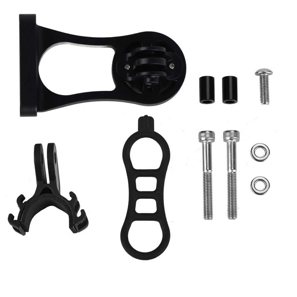 Fahrrad -Kilometerzähler Comupter Aluminiumlegierungsmontage für Garmin (schwarz)