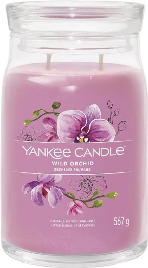 Yankee Candle Wild Orchid, Zylinder, Violett, Orchidee, 90 Produktbild 