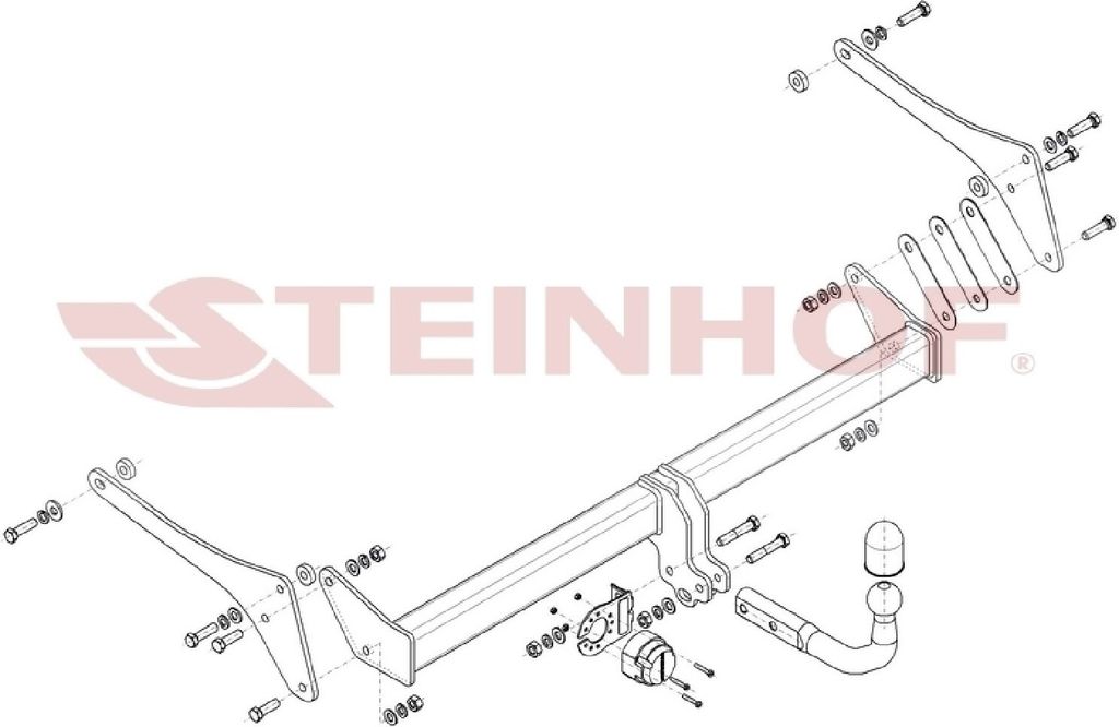 Z546281 Anhängerkupplung passend für DACIA Jogger 2022- starr