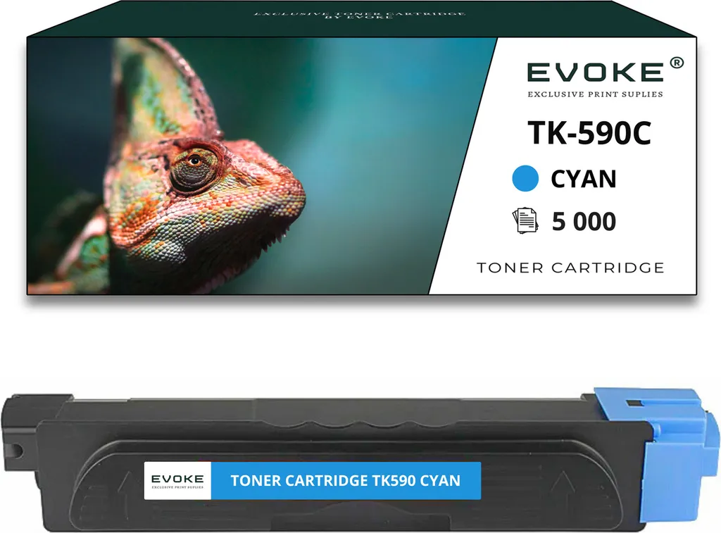 Toner TK590C Ciano Compatibile Kyocera ECOSYS M6026cdn M6526cdn 5k