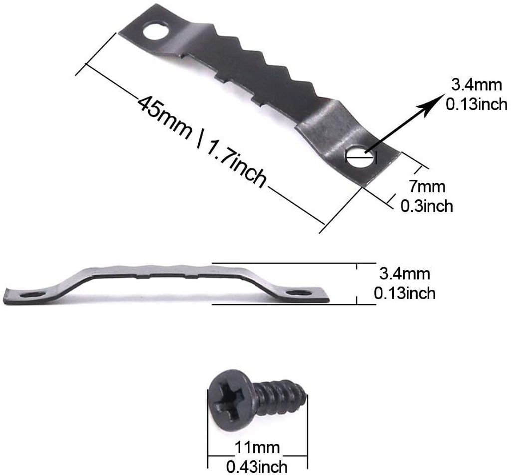 LOORGVEL 100 Stück Bilderhaken Mit Doppelloch - Stabile Aufhänger Für Bilderrahmen & Kreuzstiche | Platzsparend & Robust