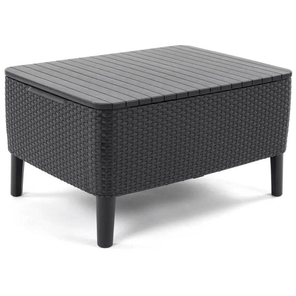 Table Basse Extérieure Salemo de Keter en Résine Anthracite 76x56 cm - 9