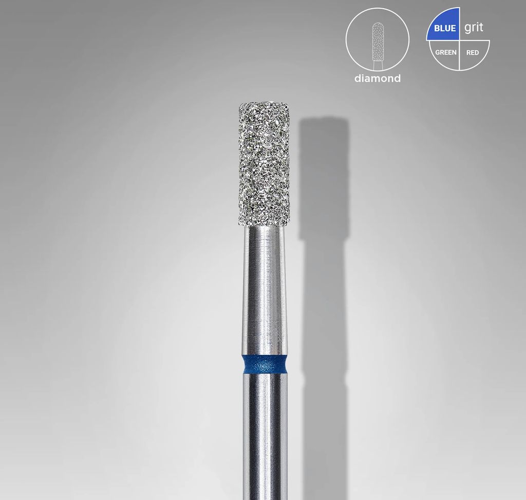 Fresa diamantata Staleks cilindro 2,5*6 mm, blu Immagine del prodotto 