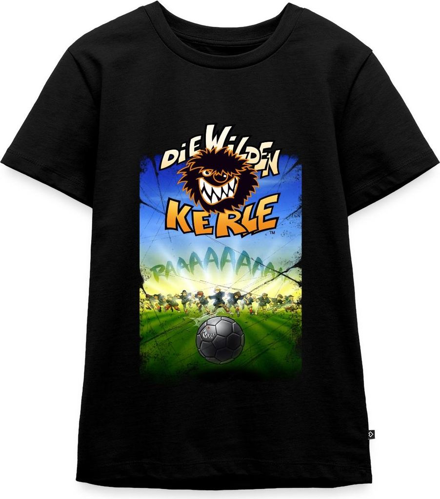 Spreadshirt Die Wilden Kerle Angriff Teenager Premium T-Shirt, 146/152 (10 Jahre), Schwarz