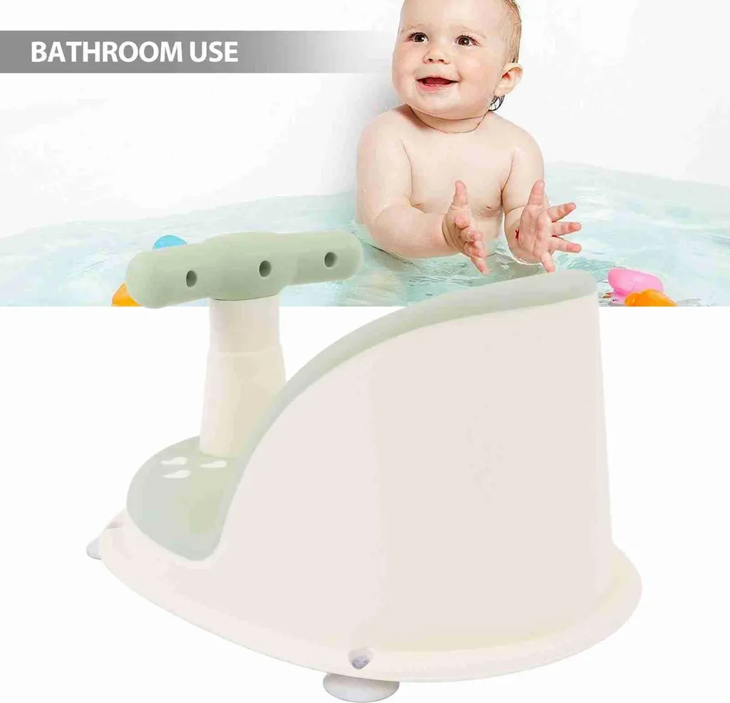 Chaise de bain bébé pour salle d'eau - Solution pliable gain de place