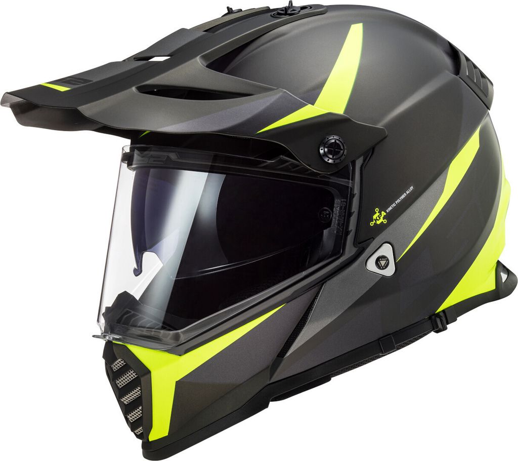 LS2 MX436 Pioneer Evo Router casque de motocross, noir Image du produit 
