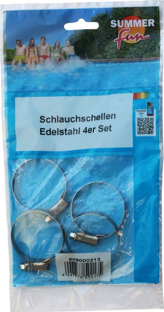 Summer Fun 509000213, Schlauchschelle, Silber, Edelstahl, 3 Produktbild 
