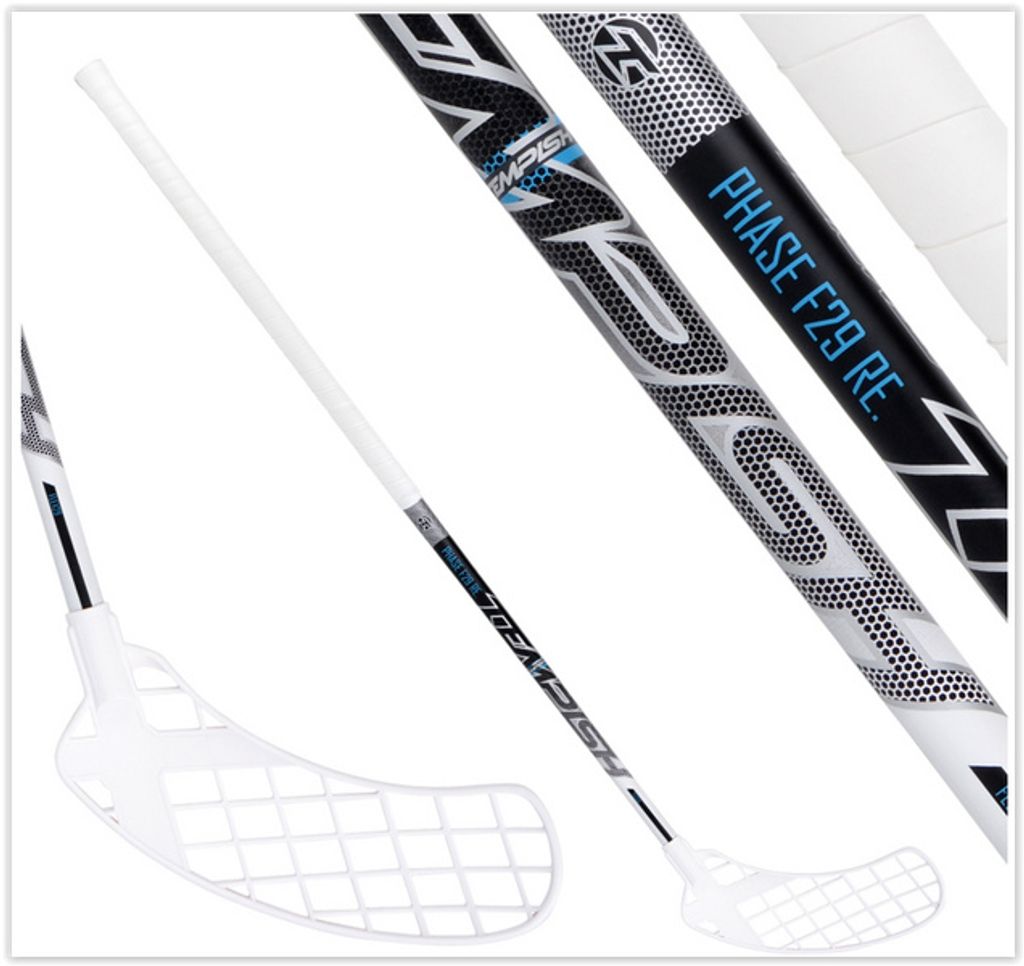 TEMPISH FLOORBALL SCHLÄGER PHASE F29 NB - FLEX 29 - WEISS/WEISS - SR, Spielseite:rechts, Größe:85cm