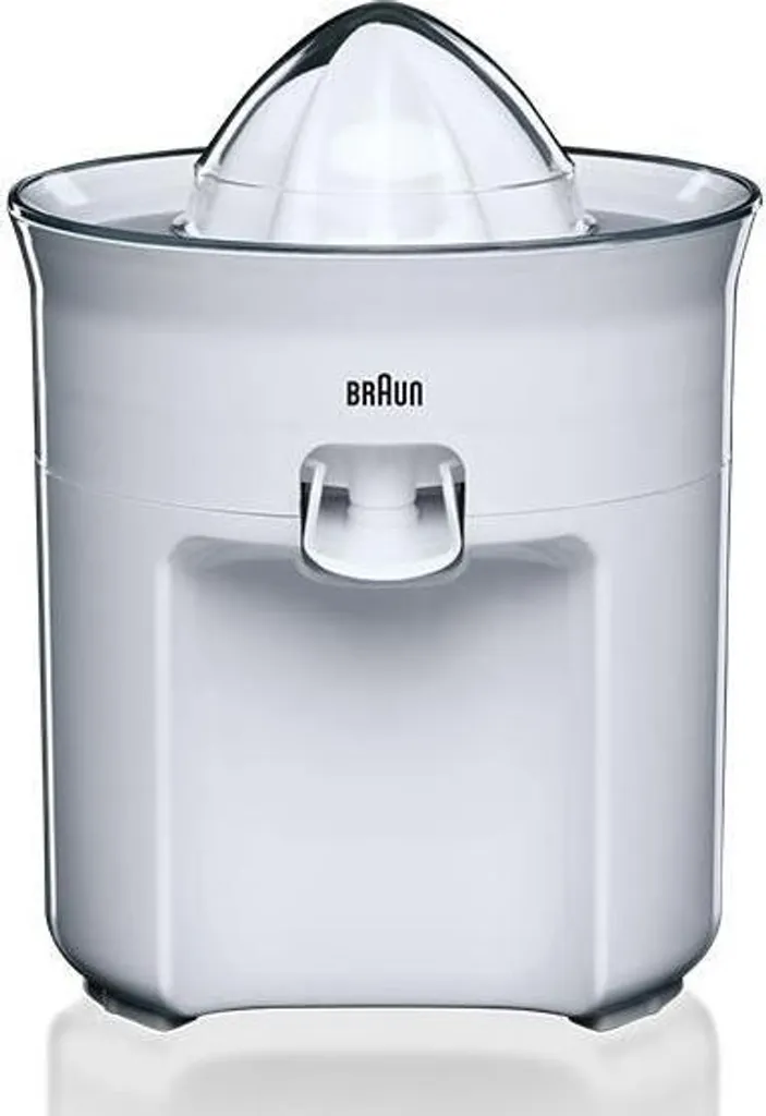 Braun CJ3050WH Spremiagrumi 60W: Spremuta Diretta in Bicchiere - Bianco