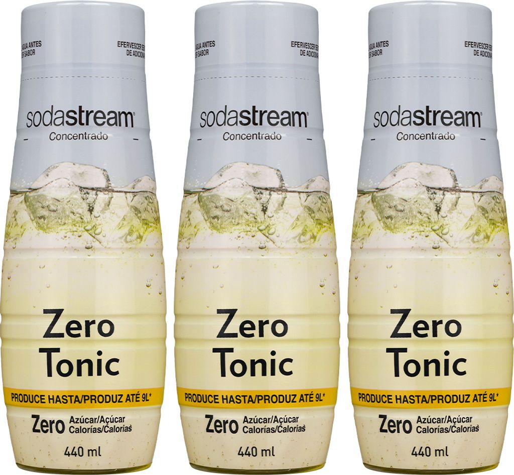 SodaStream Tonic Zero Sirup 440ml, 3 Stück Produktbild 
