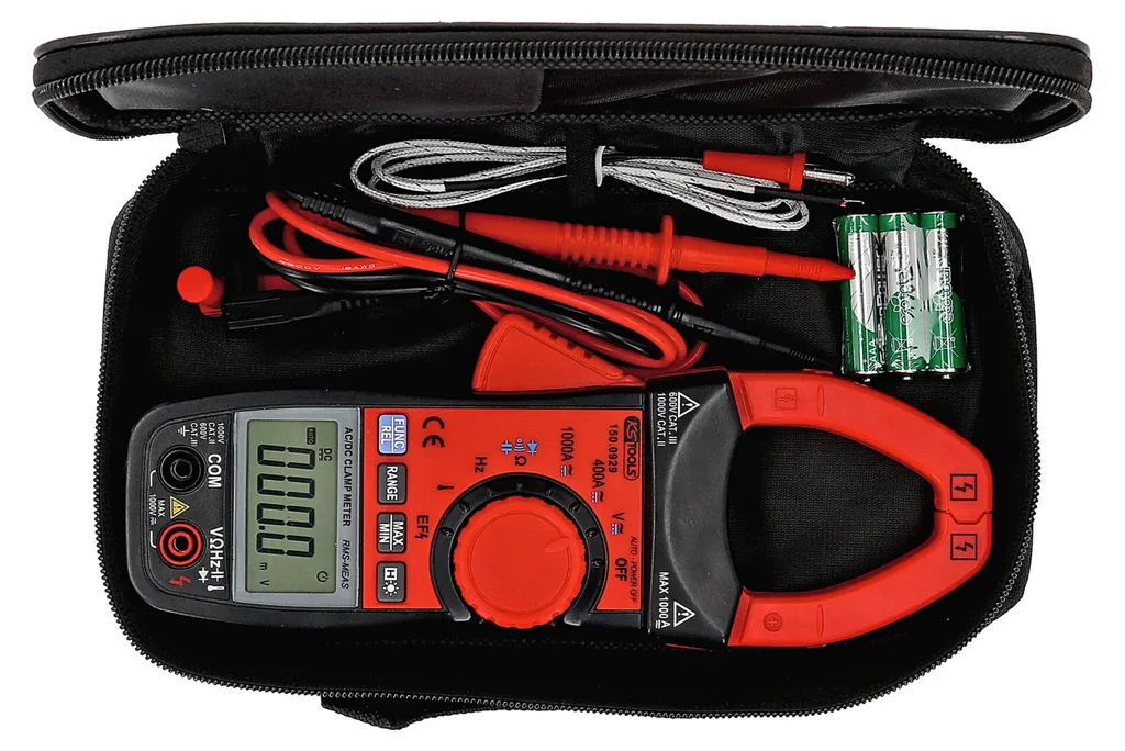 Pince ampèremétrique digitale 1000A KS Tools - Pack complet de mesure - 3