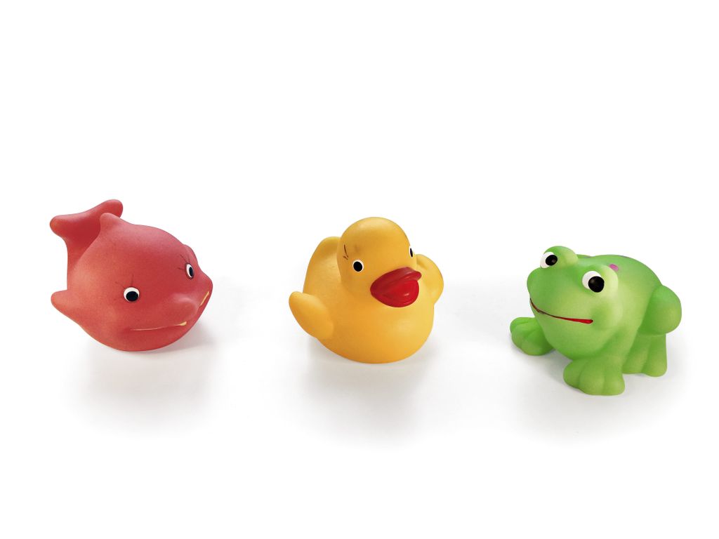Gummispielzeug - 3 Wassertiere