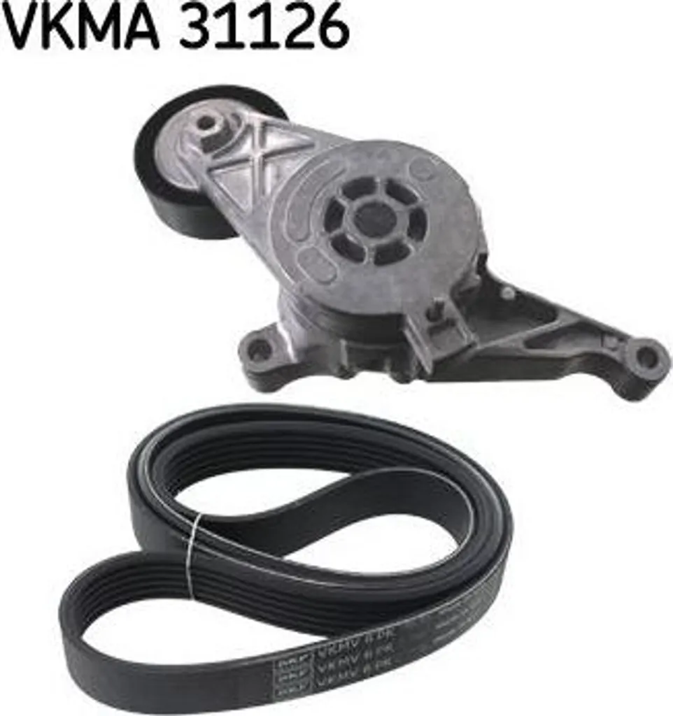 Kit Courroie Alternateur SKF pour Entretien de VW Transporter V et Caddy