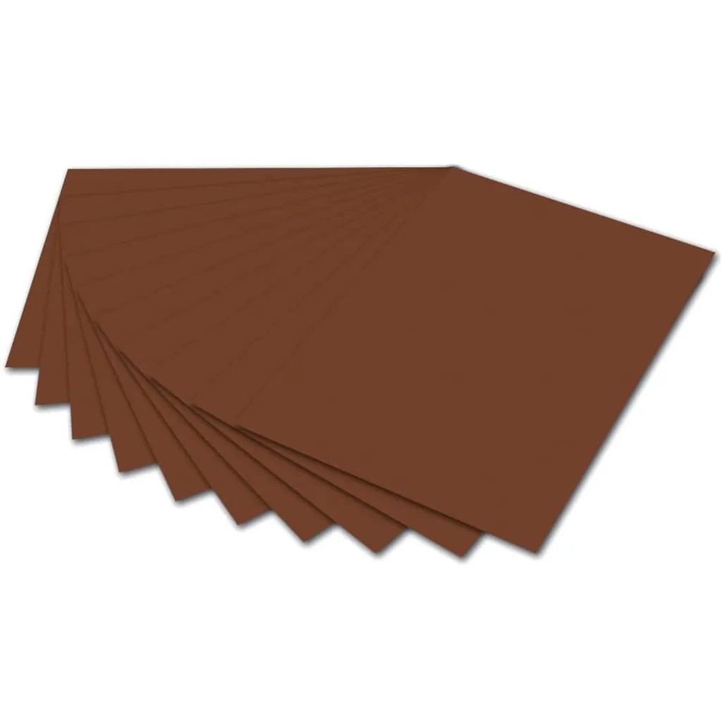 Cartoncino Folia A4 Marrone Cioccolato 300g/m² - 50 Fogli Modello 6145085