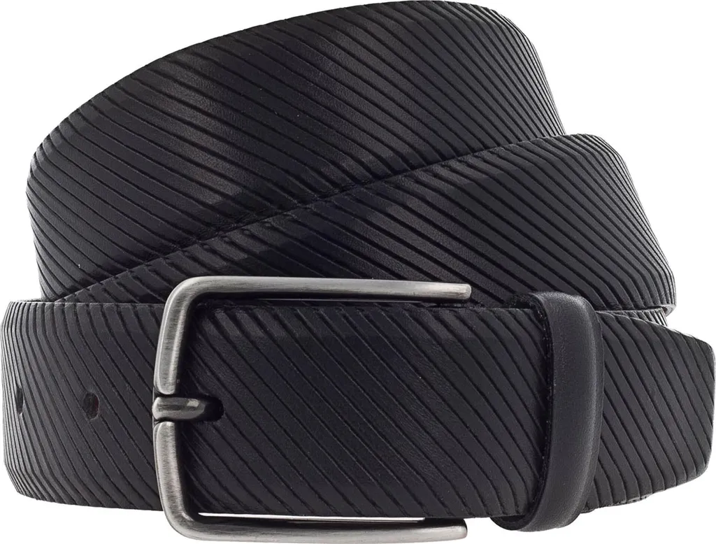 Cintura Vanzetti 35mm W95 Pelle Nera - Accessorio Uomo Premium Online