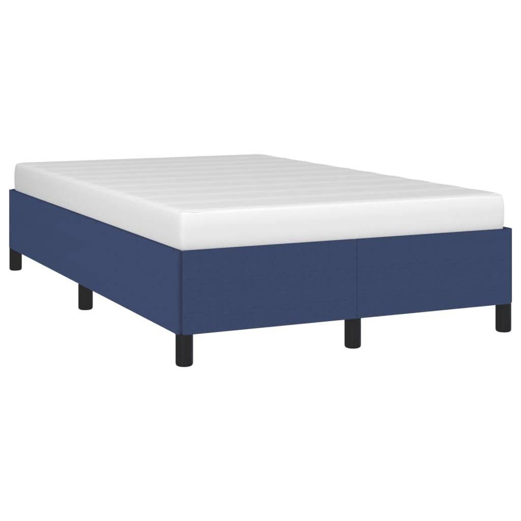 Maison Exclusive - Bettgestell ohne Matratze Blau 120x190 cm Stoff