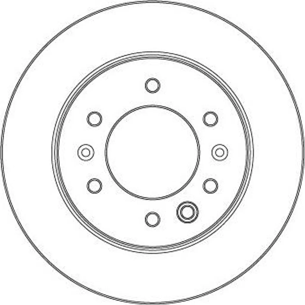 Anti-Vibration : Disques de Frein TRW DF6961S pour Hyundai H350 316mm