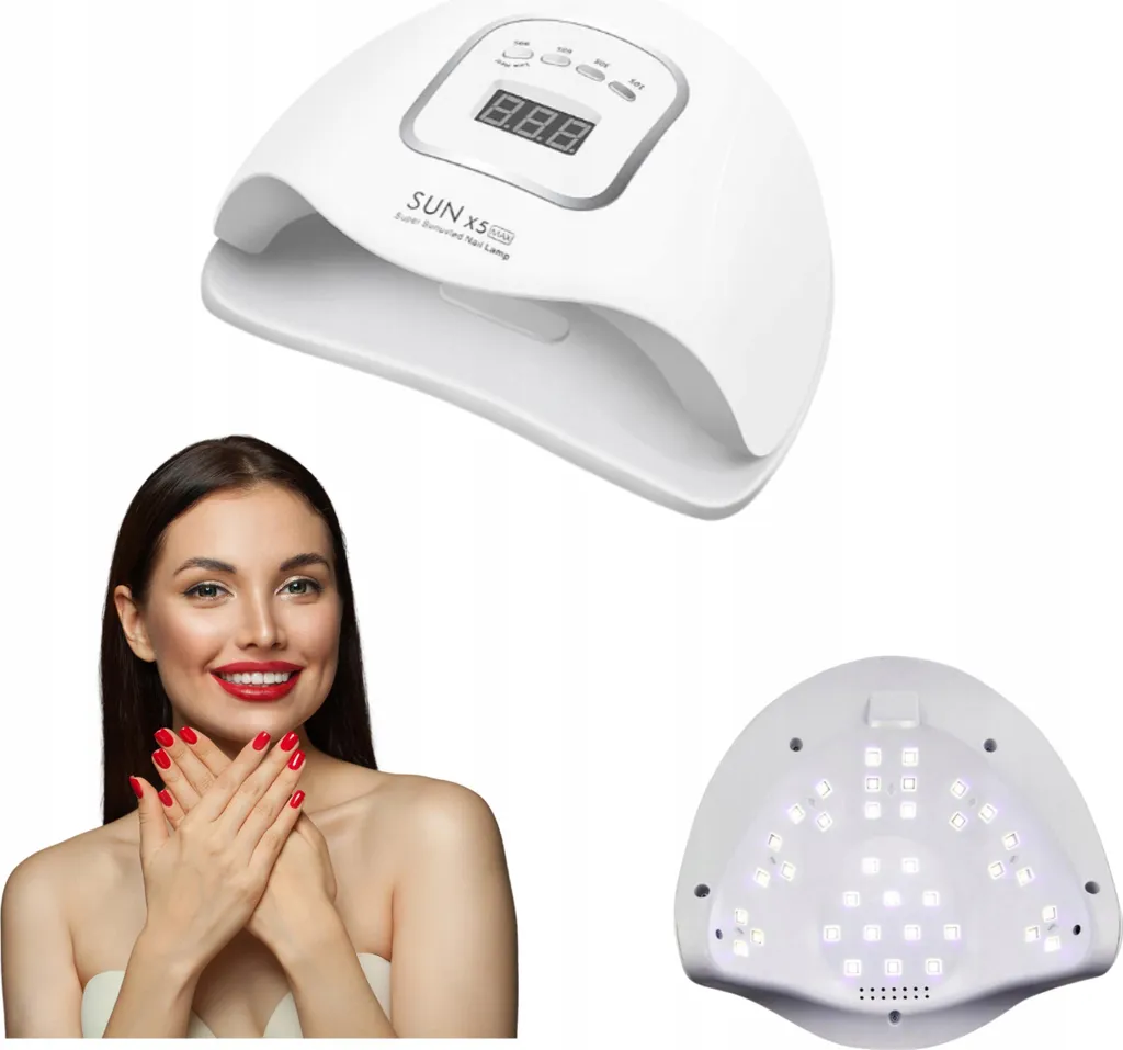 Lampe UV LED 80W Sun Max X5 pour Gels Hybrides avec Écran LCD Précis