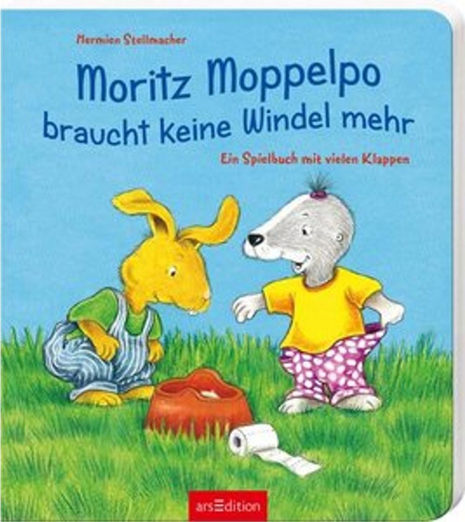 Moritz Moppelpo braucht keine Windel mehr: Ein Spielbuch mit vielen Klappen | Das beliebteste Pappbilderbuch zum Thema Sauberwerden für Kinder ab ...